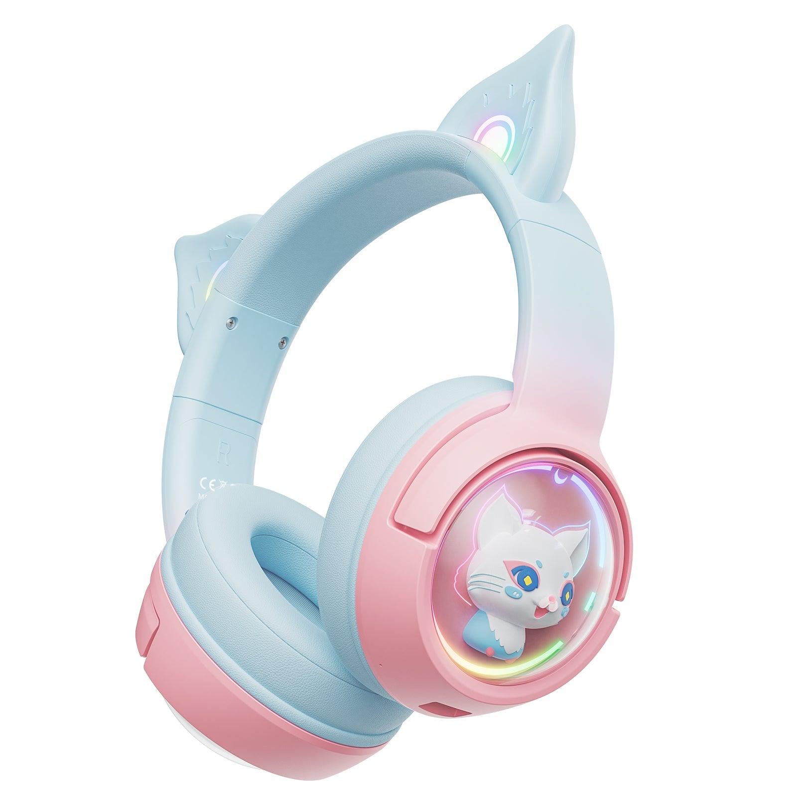 ONIKUMA B5 Gradient 2.4G Wireless Bluetooth Wired 3-mode Linghu Headphones, RGB Switch Headset - onikuma-1