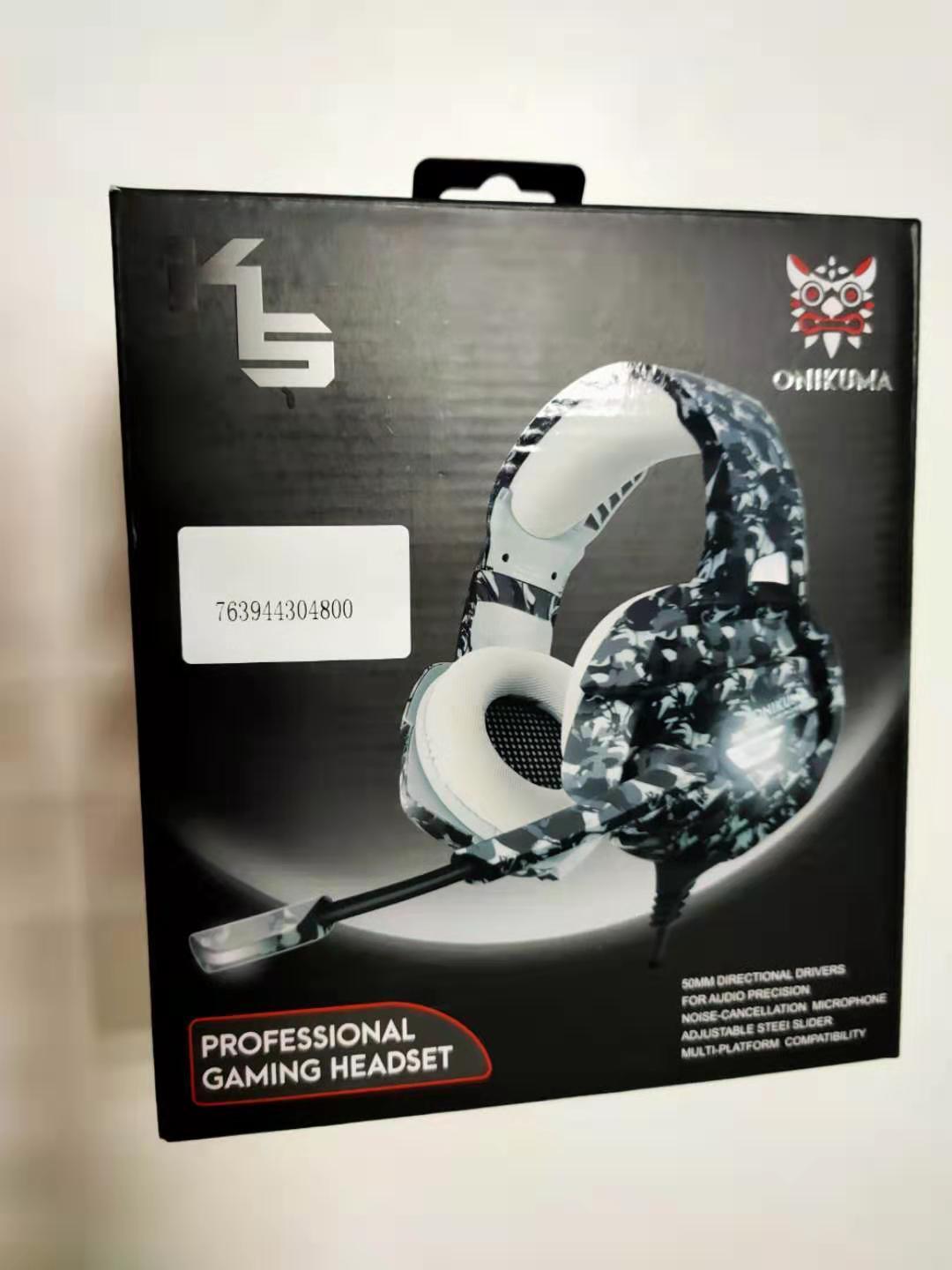 ONIKUMA K5 Camouflage Version 7.1 Virtual Stereo Gaming Headphone - onikuma-1