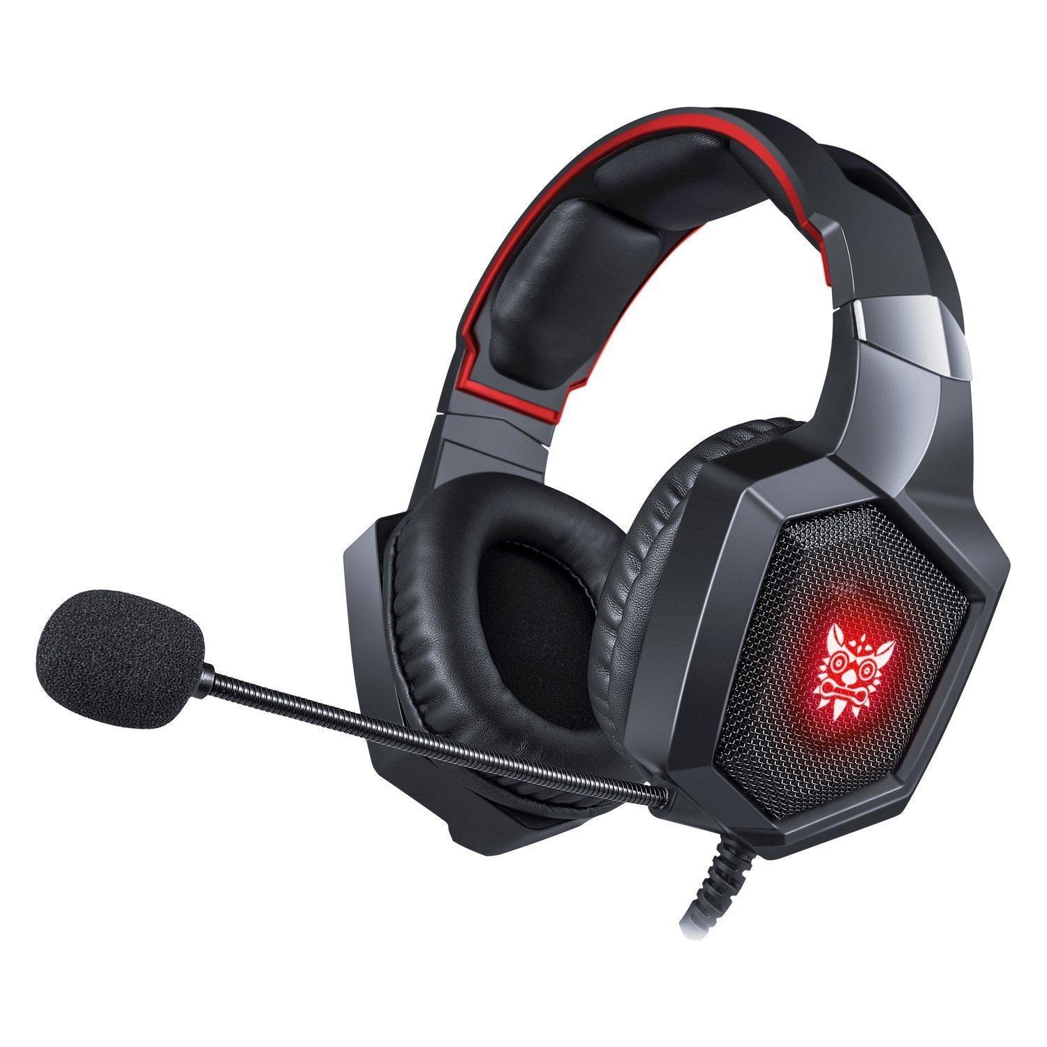 ONIKUMA K8 Wired Stereo Gaming Headphones With Mic LED Lights - onikuma-1