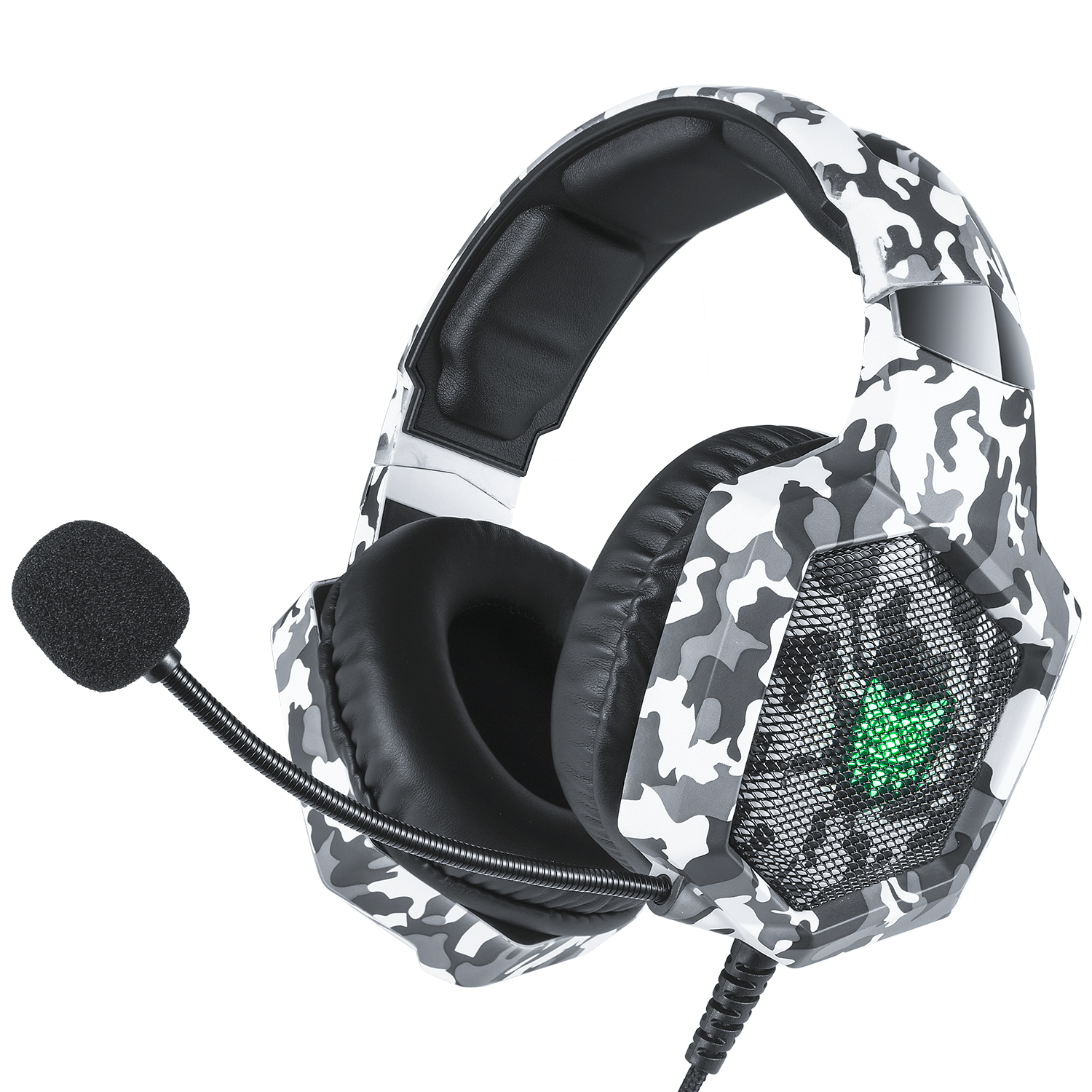 ONIKUMA K8 Wired Stereo Gaming Headphones With Mic LED Lights - onikuma-1