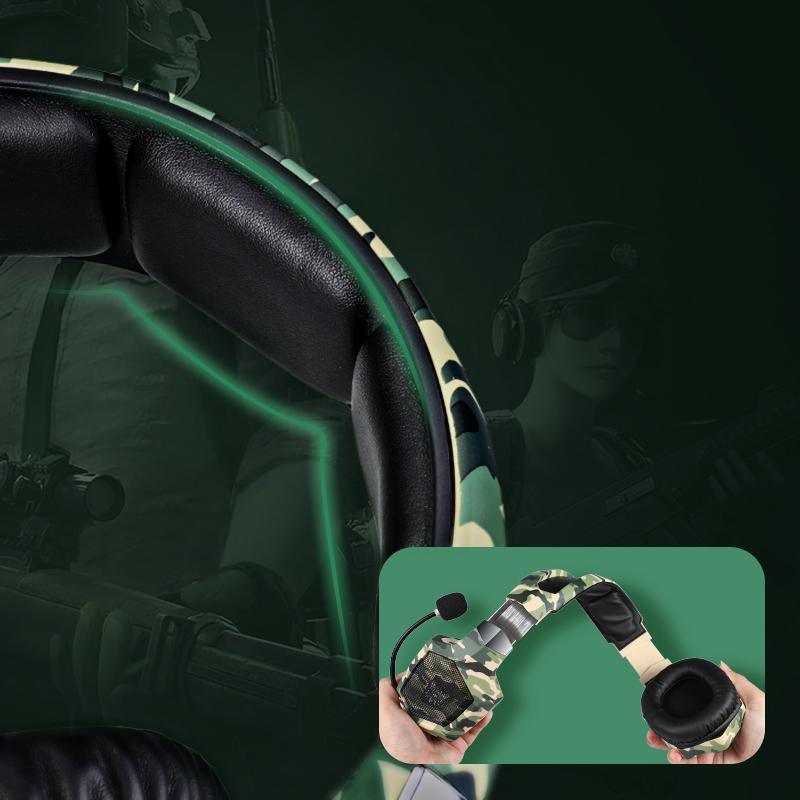 ONIKUMA K8 Wired Stereo Gaming Headphones With Mic LED Lights - onikuma-1