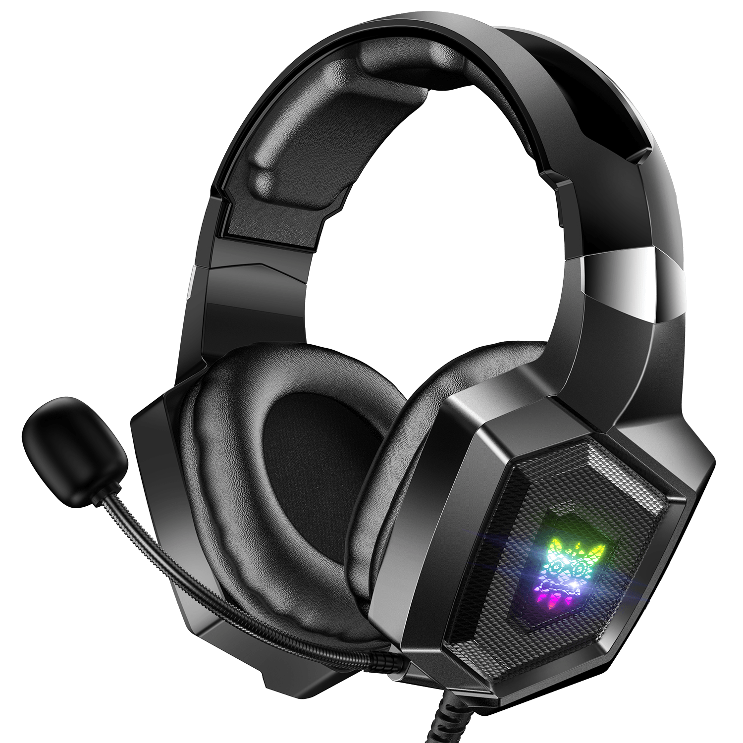 ONIKUMA K8 Wired Stereo Gaming Headphones With Mic LED Lights - onikuma-1