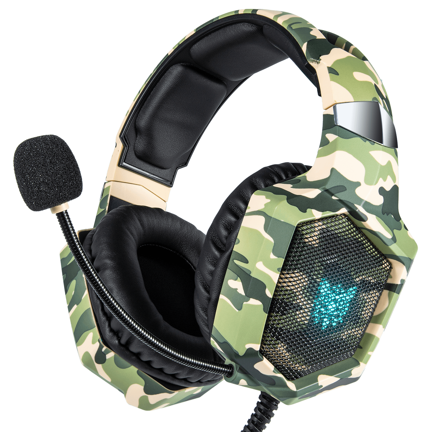 ONIKUMA K8 Wired Stereo Gaming Headphones With Mic LED Lights - onikuma-1