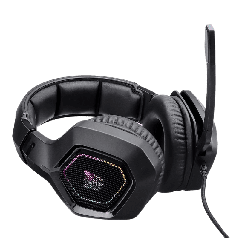 ONIKUMA K10 Professional Gaming Headset with RGB Colorful Lighting