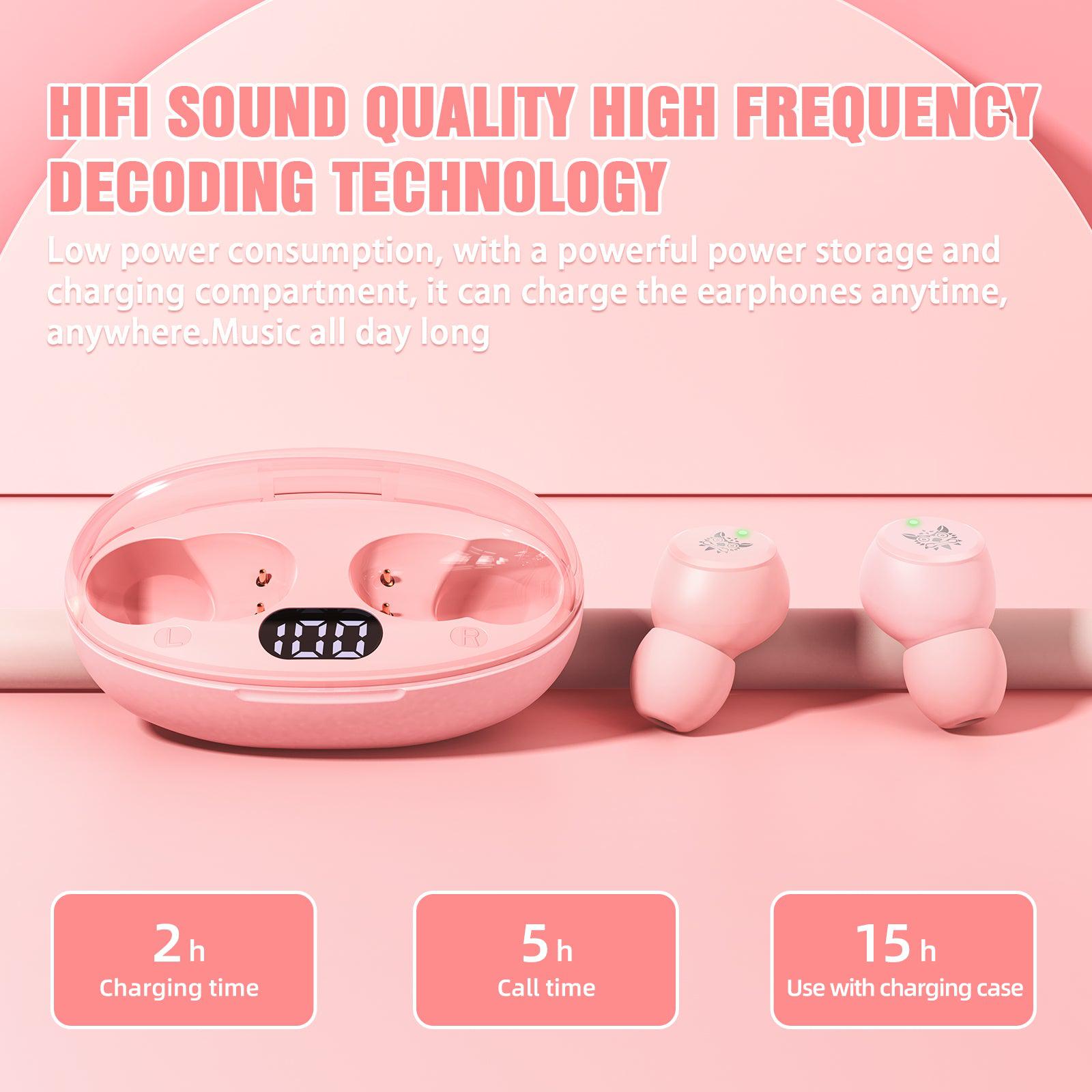 ONIKUMA T305 TWS Wireless Bluetooth V5.3 Earbuds, Digital Display Noise Reduction Fast Charging Earphone