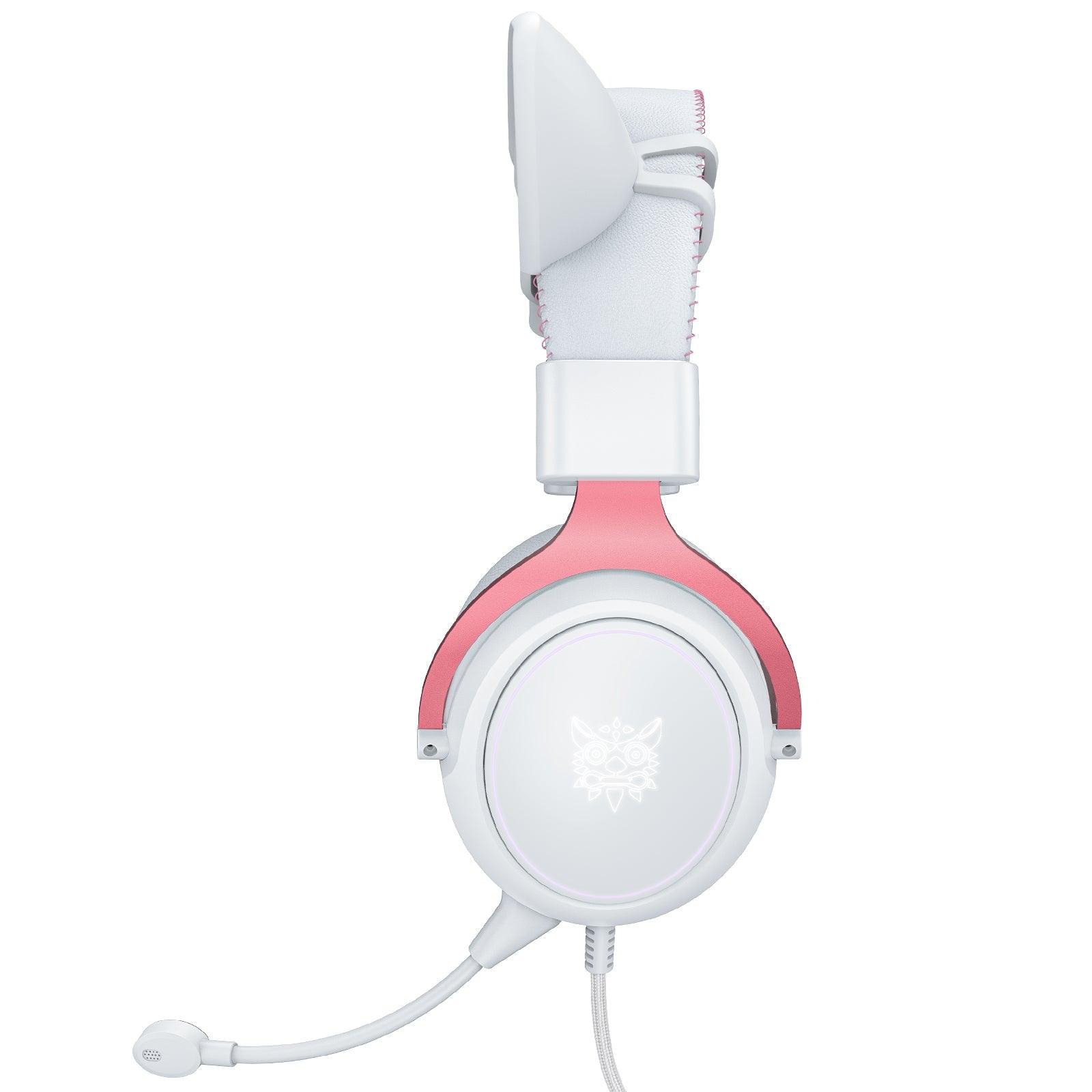 ONIKUMA X10 Pink Cat Ears Stereo Noise Cancellation Gaming Headset - onikuma-1