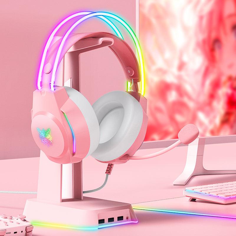 ONIKUMA X26 Head-mounted Earphone RGB Light, Noise Reduction Wired Headphone - onikuma-1