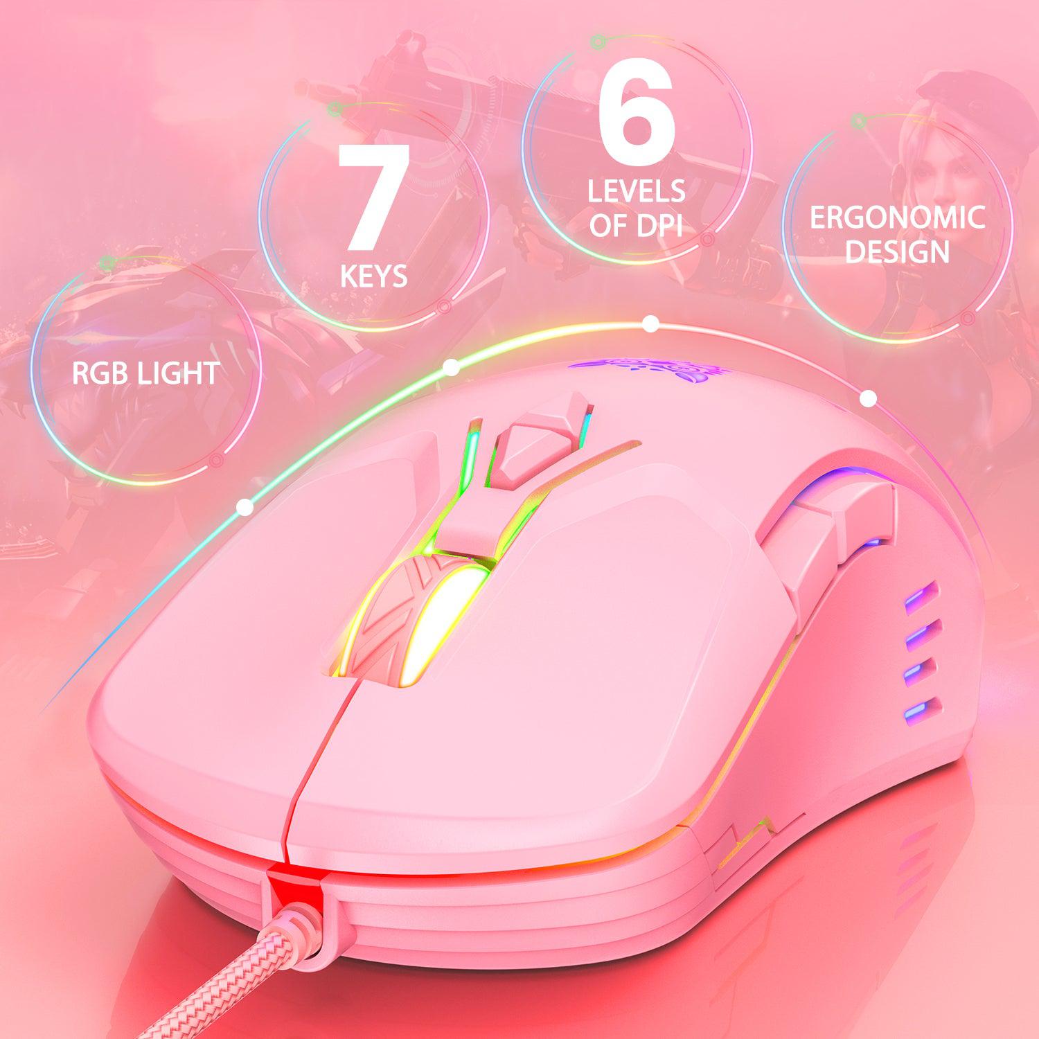 ONIKUMA CW902 Wired Gaming Mouse With Colorful Lighting