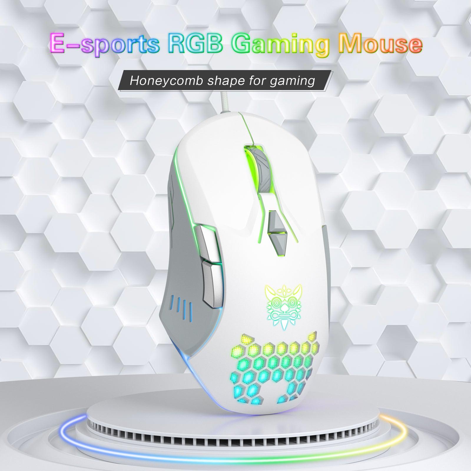 ONIKUMA CW902 Wired Gaming Mouse With Colorful Lighting