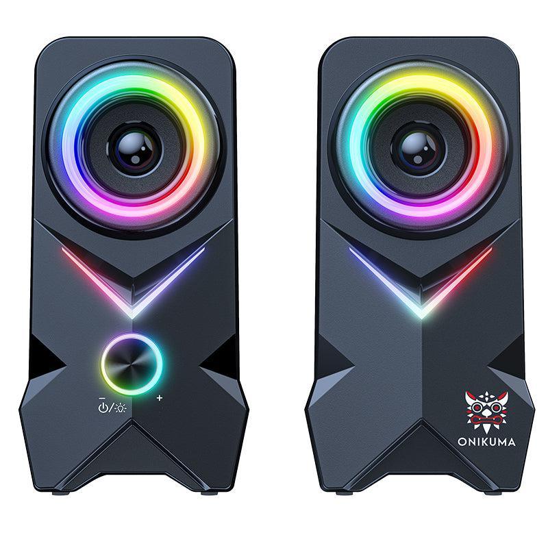 ONIKUMA L2 RGB Full Range Speaker, 15 Inch Home Tweeter Professional Sound Speaker, Home Theater Sound Speaker, Gaming Speakers - onikuma-1