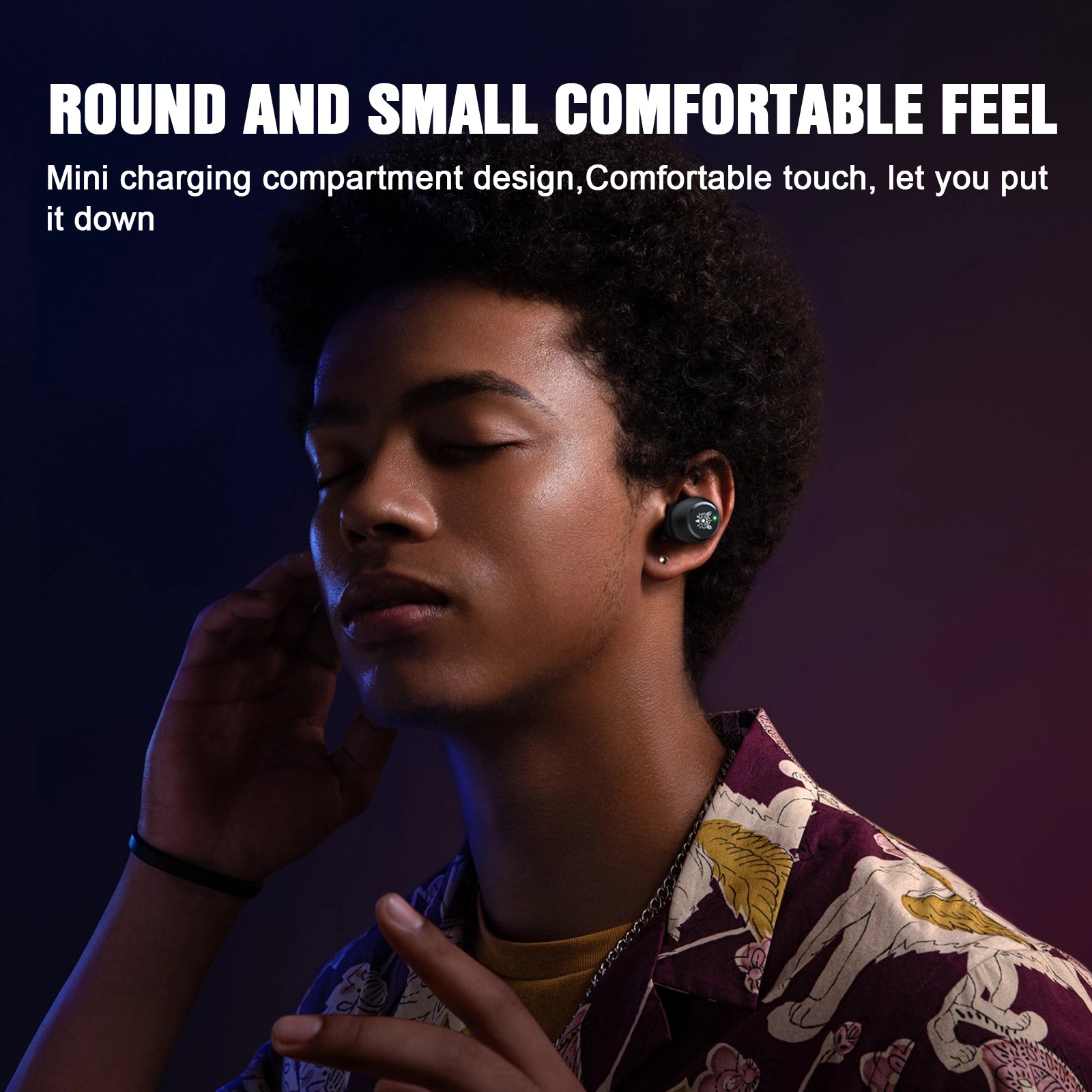 ONIKUMA T305 TWS Wireless Bluetooth V5.3 Earbuds Stereo / Hi-Fi Super Bass / Noise Canceling / Smart Touch