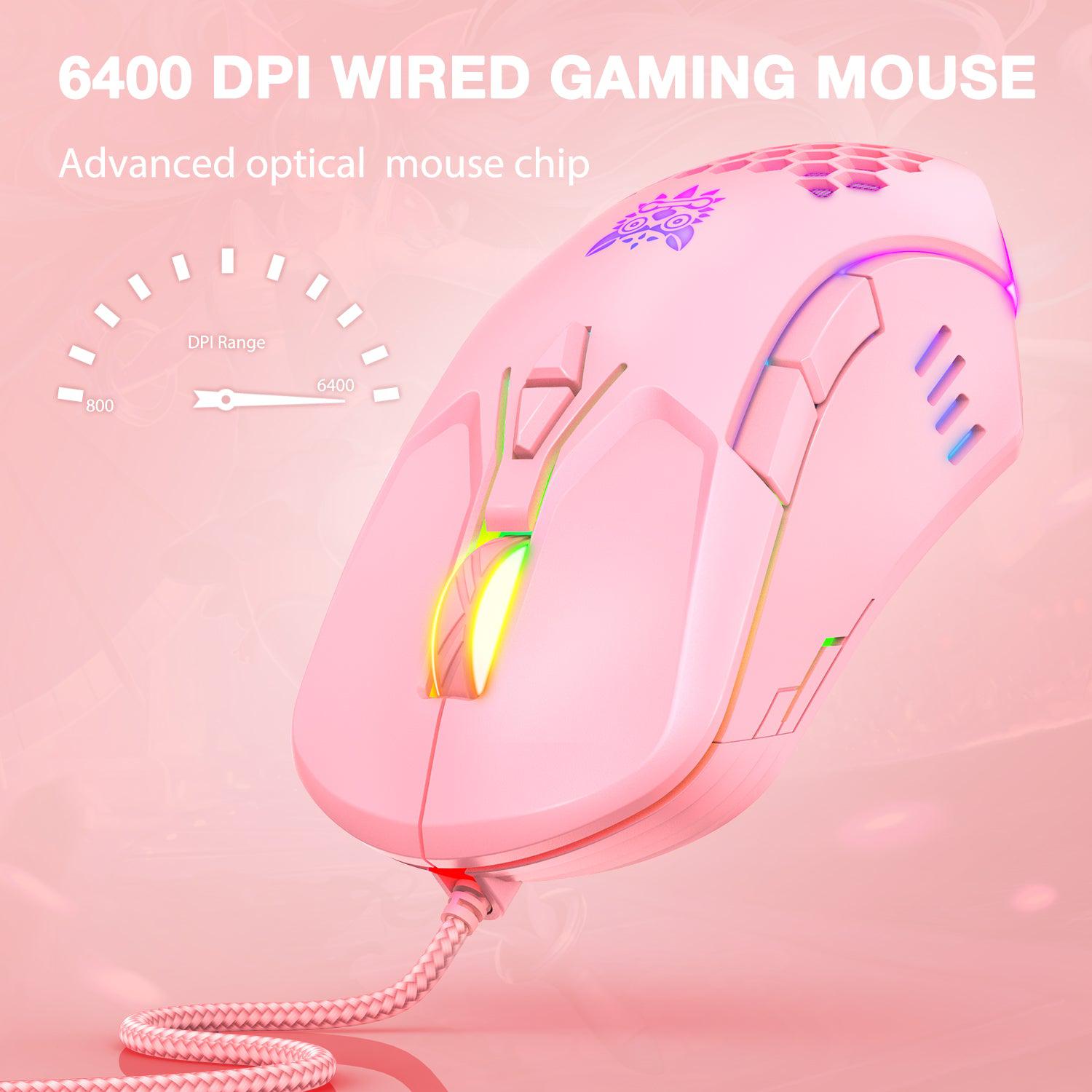 ONIKUMA CW902 Wired Gaming Mouse With Colorful Lighting