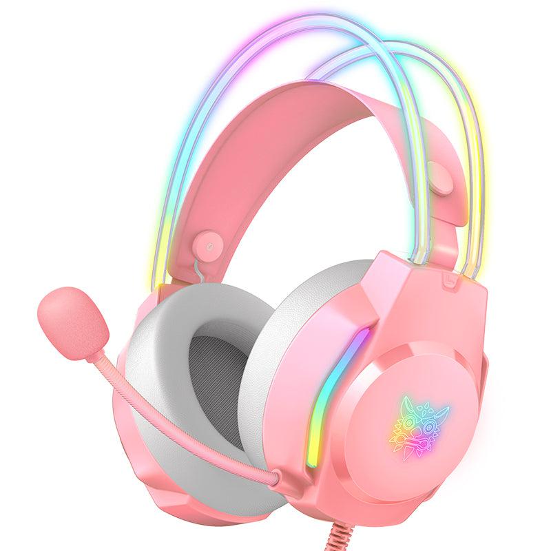 ONIKUMA x26 Head-mounted Earphone, Pink