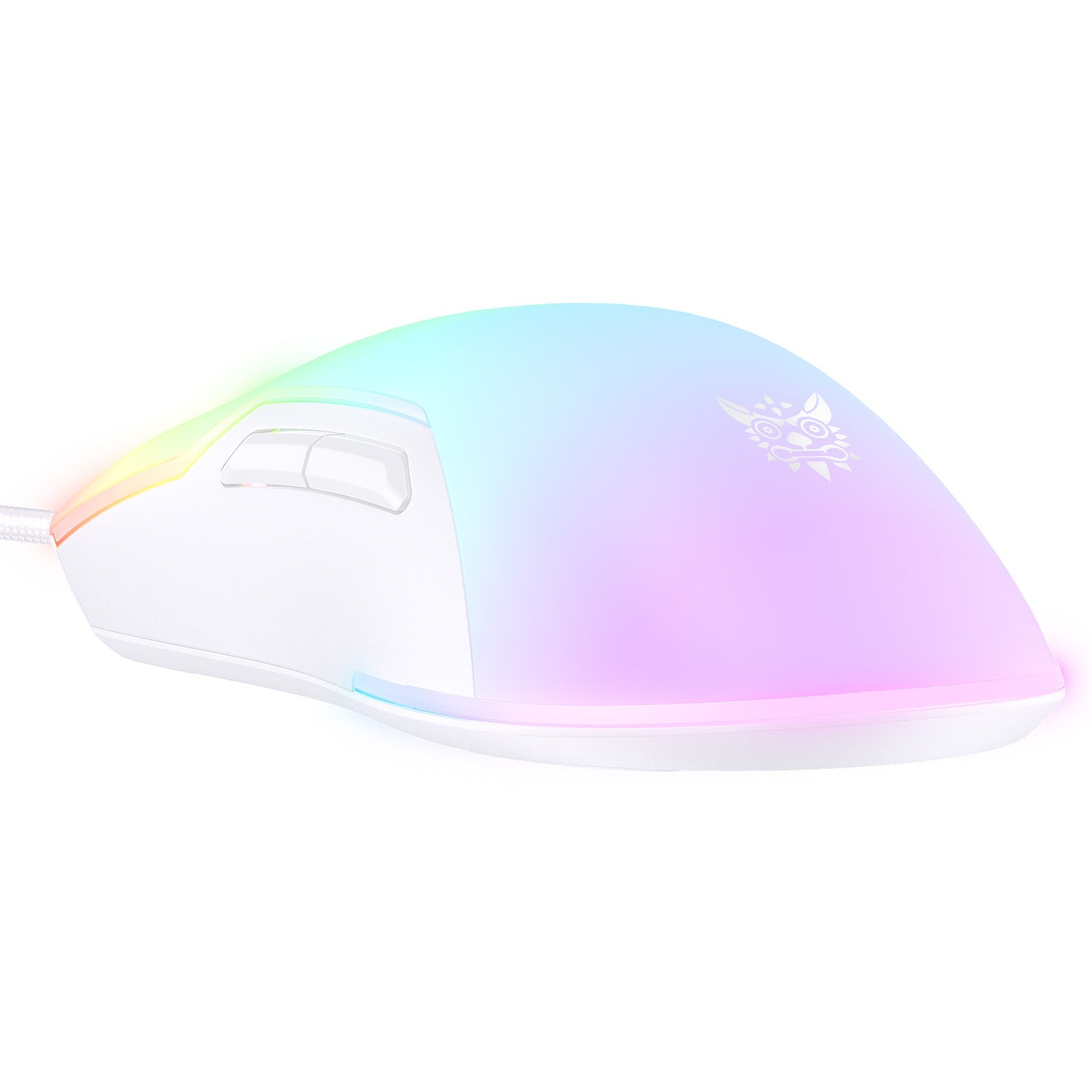 ONIKUMA CW922 Gaming Mouse USB Wired Desktop Laptop Gaming Peripherals Office Photoelectric Mouse Silent Gaming Mechanical Mouse-White