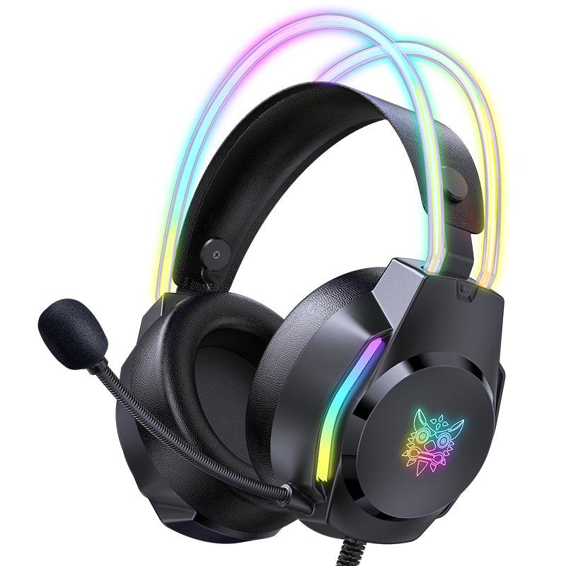 ONIKUMA x26 Head-mounted Earphone RGB Light With Cat's Ears Glow