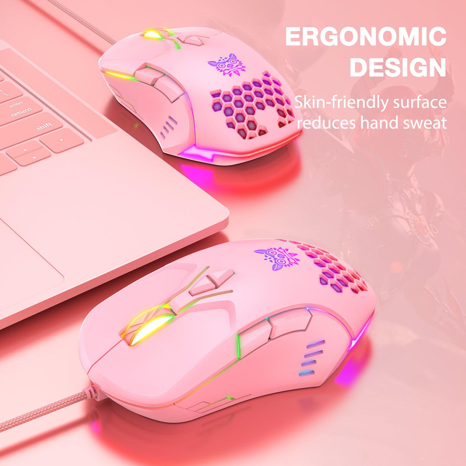 ONIKUMA CW902 Wired Gaming Mouse With Colorful Lighting