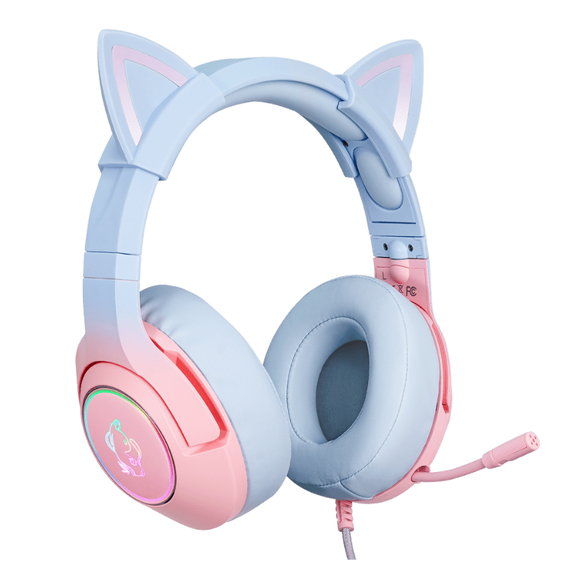 ONIKUMA K9 CAT ELF RGB Stereo Gaming Headset for PS4, Xbox, PC and Switch