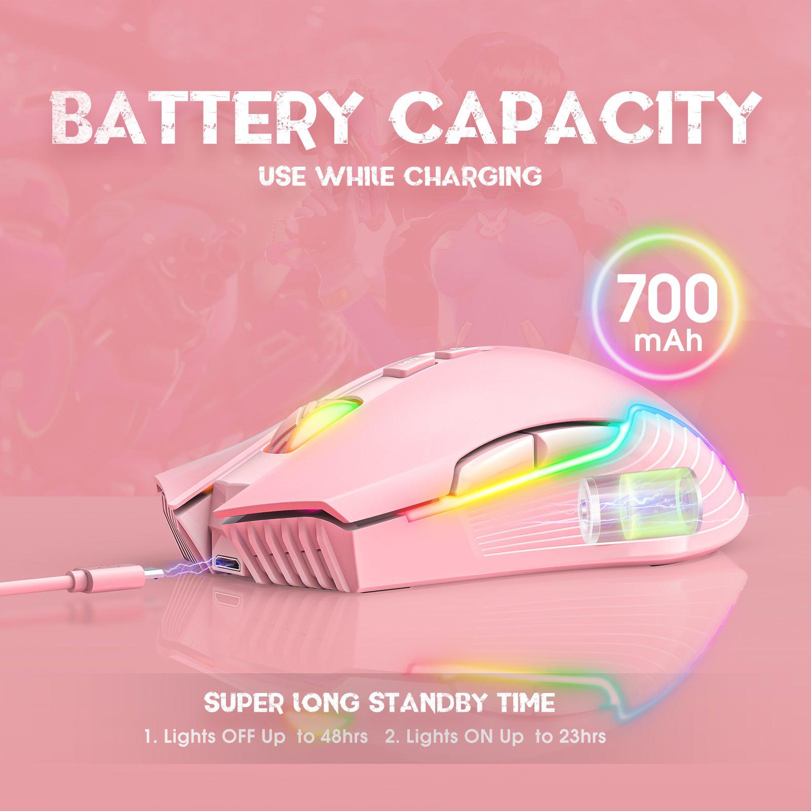 BATTERY CAPACITY | ONIKUMA CW905 3600 DPI Wireless Gaming Mouse