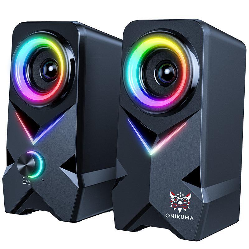 ONIKUMA L2 RGB Full Range Speaker, 15 Inch Home Tweeter Professional Sound Speaker, Home Theater Sound Speaker, Gaming Speakers - onikuma-1