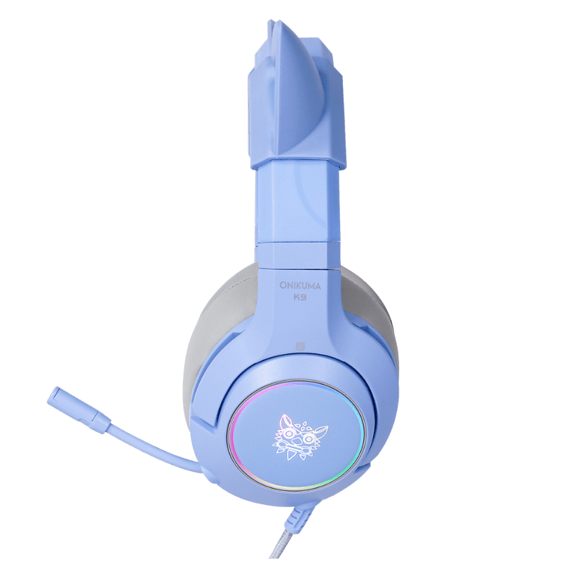 ONIKUMA K9 RGB Stereo Gaming Headset with Cat Ears for PS4, Xbox, PC and Switch