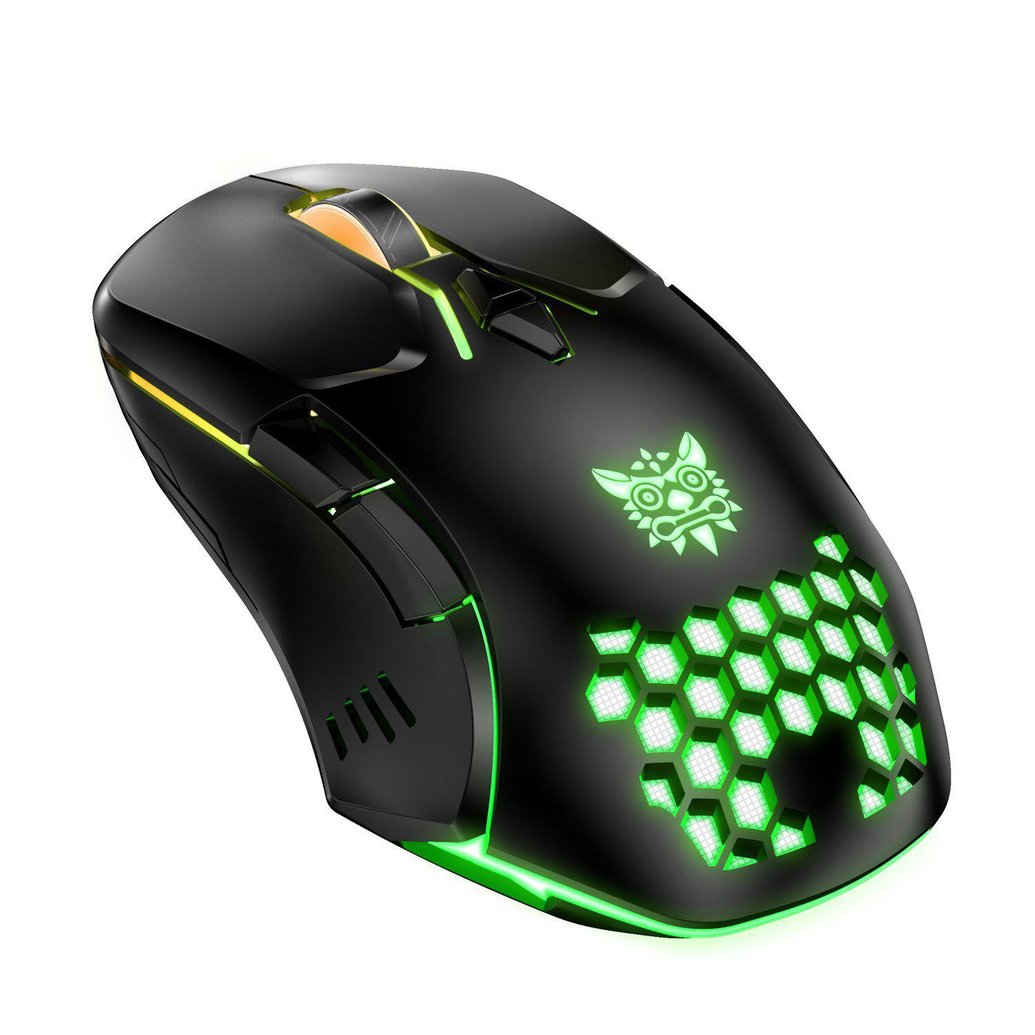 ONIKUMA CW902 Wired Gaming Mouse RGB Optical Mause With Colorful Lighting, PC Laptop Adjustable DPI Mechanical Mouse