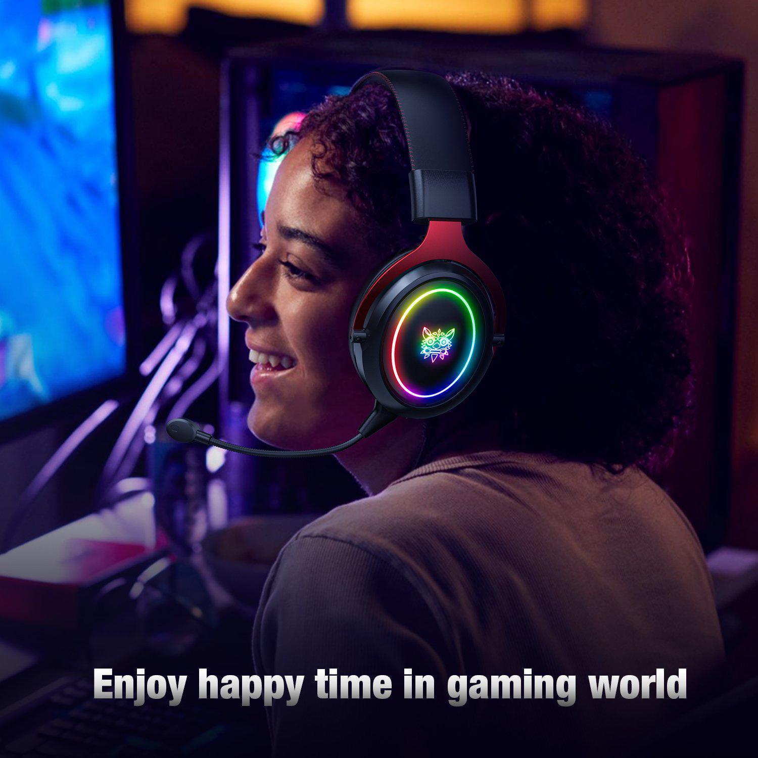 ONIKUMA X10 RGB Wired Gaming Headset with Detachable Mic - onikuma-1