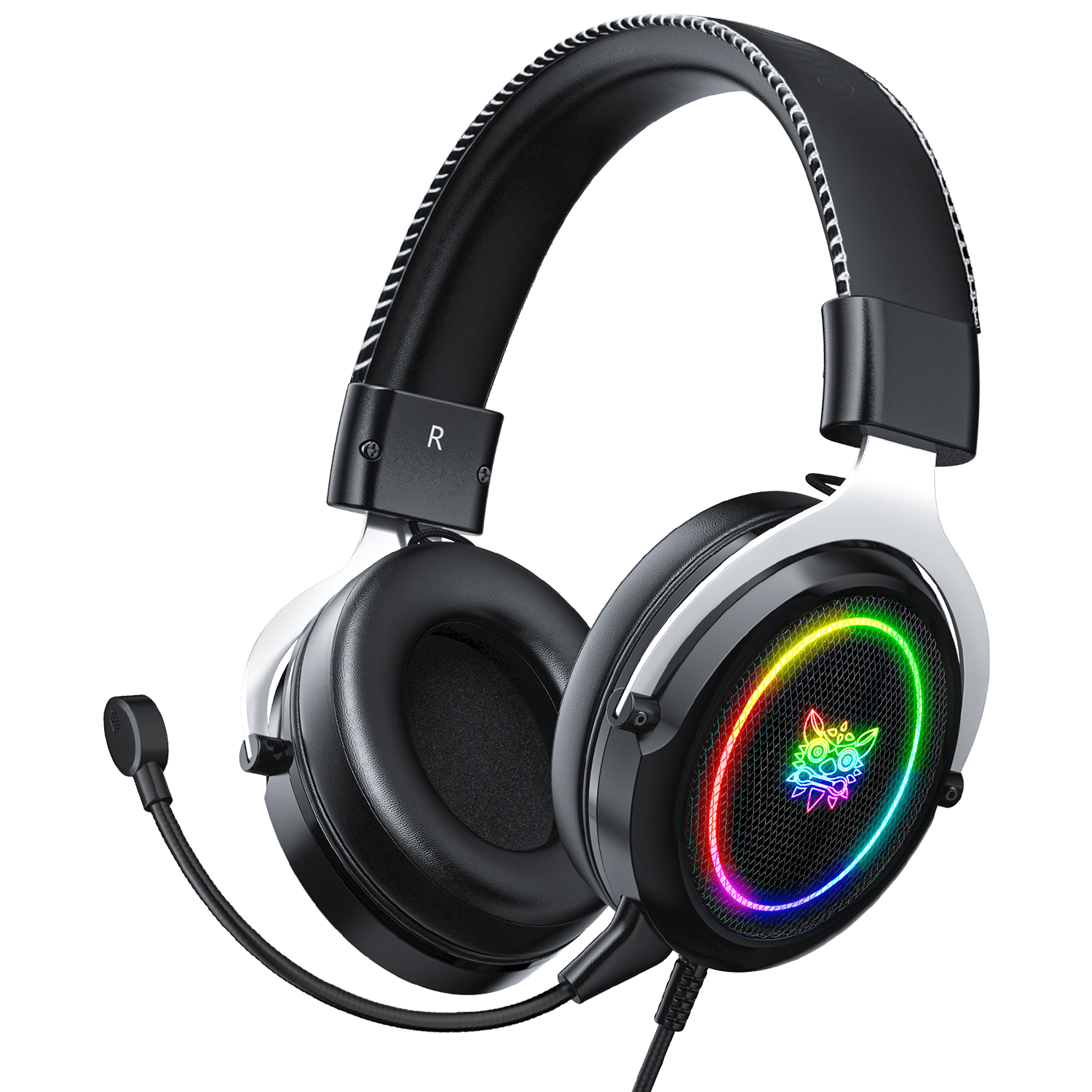 ONIKUMA X10 RGB Wired Gaming Headset with Detachable Mic - onikuma-1