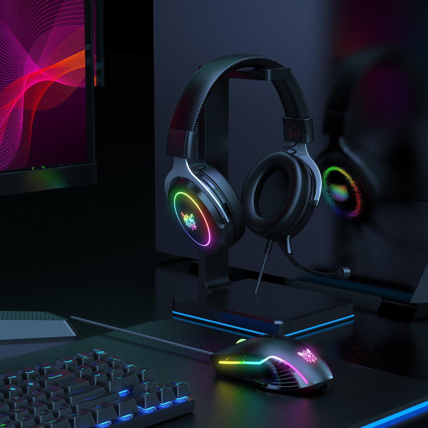 ONIKUMA X10 RGB Wired Gaming Headset with Detachable Mic - onikuma-1