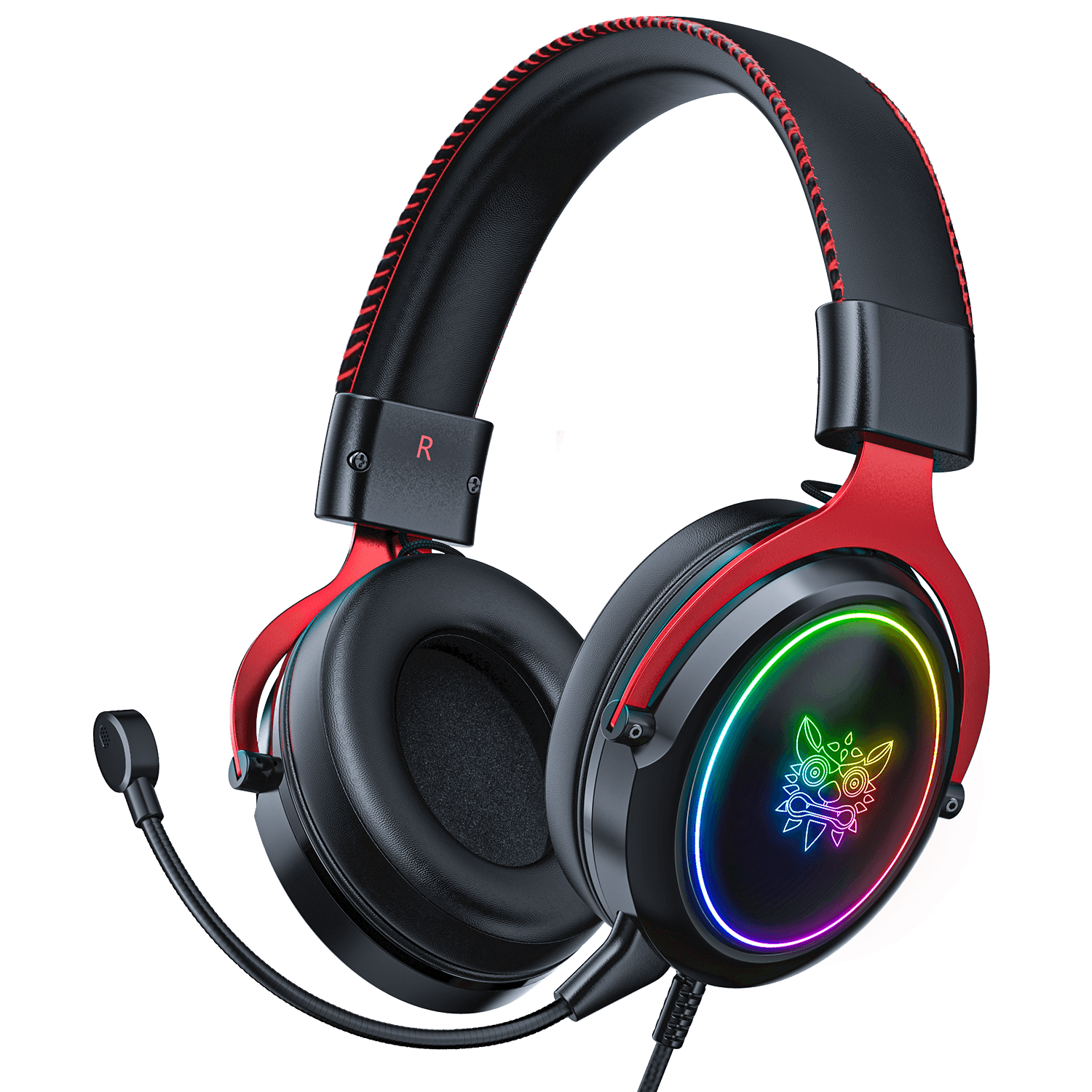 ONIKUMA X10 RGB Wired Gaming Headset with Detachable Mic - onikuma-1