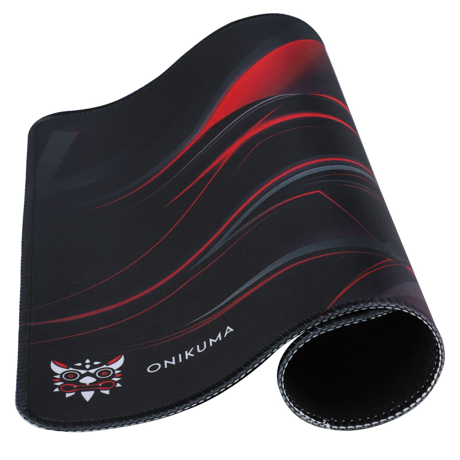 ONIKUMA G4 Black/Red Large Gaming Mouse Pad 350*300*2mm - onikuma-1