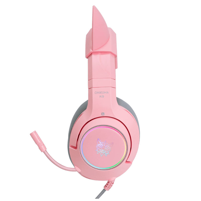 ONIKUMA K9 with Cat Ears——Elite Stereo Gaming Headset for PS4, Xbox, PC and Switch