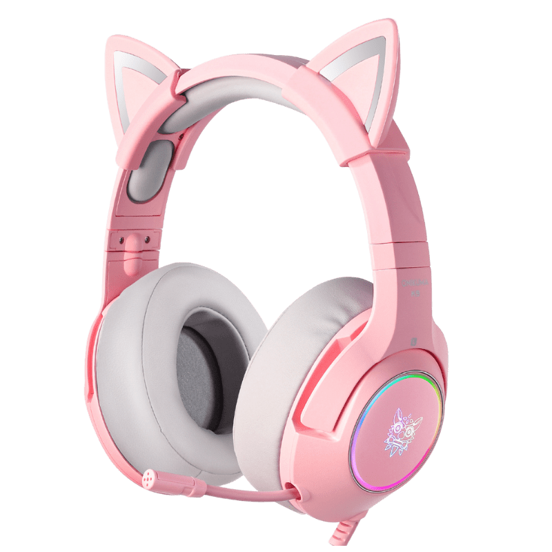 ONIKUMA K9 with Cat Ears——Elite Stereo Gaming Headset for PS4, Xbox, PC and Switch